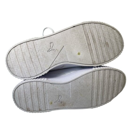 Puma Carina White Casual Sneakers Shoes Low Top Minimalist 374106-01 Womens 8.5 - Picture 8 of 9